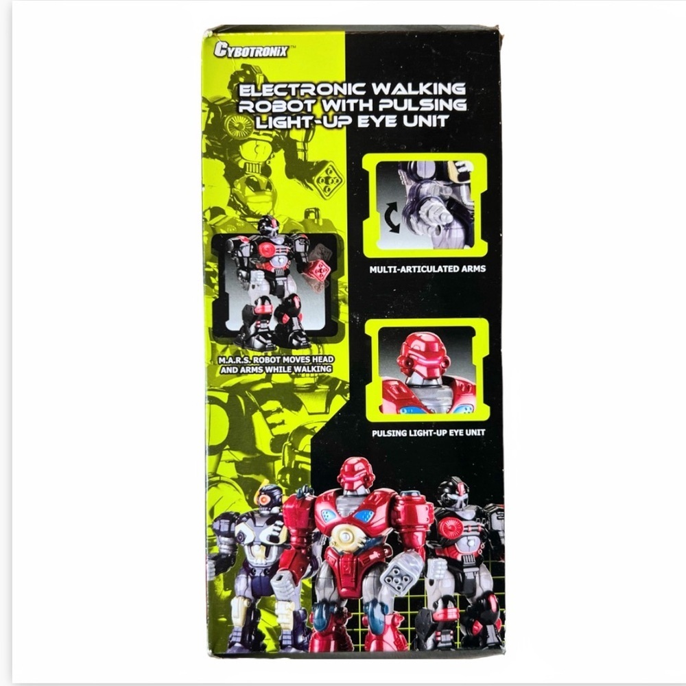 NIB Cybotronix MARS Walking Robots 7" Motorized Attack Robo Squad - Picture 2 of 8